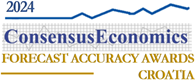 Consensus Economics Forecast Accuracy Awards – Croatia 2024